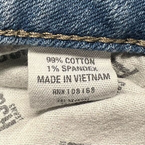 RSQ Womens Cabo Cut Off Shorts in Distresesed Light Blue Wash 3 - Picture 5 of 8